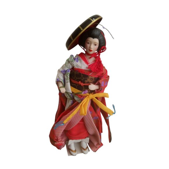 Avon Porcelain Doll Masako From Japan In Traditional Kimono - Picture 1 of 5